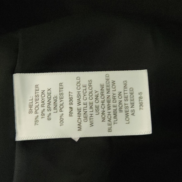 Liz Claiborne Plus Size 22W Black Blazer - Picture 7 of 7